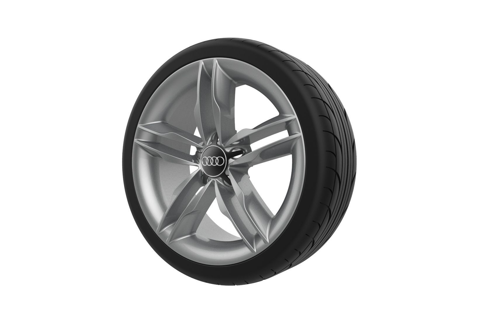 Audi Car Wheel Rim 3D print model_22