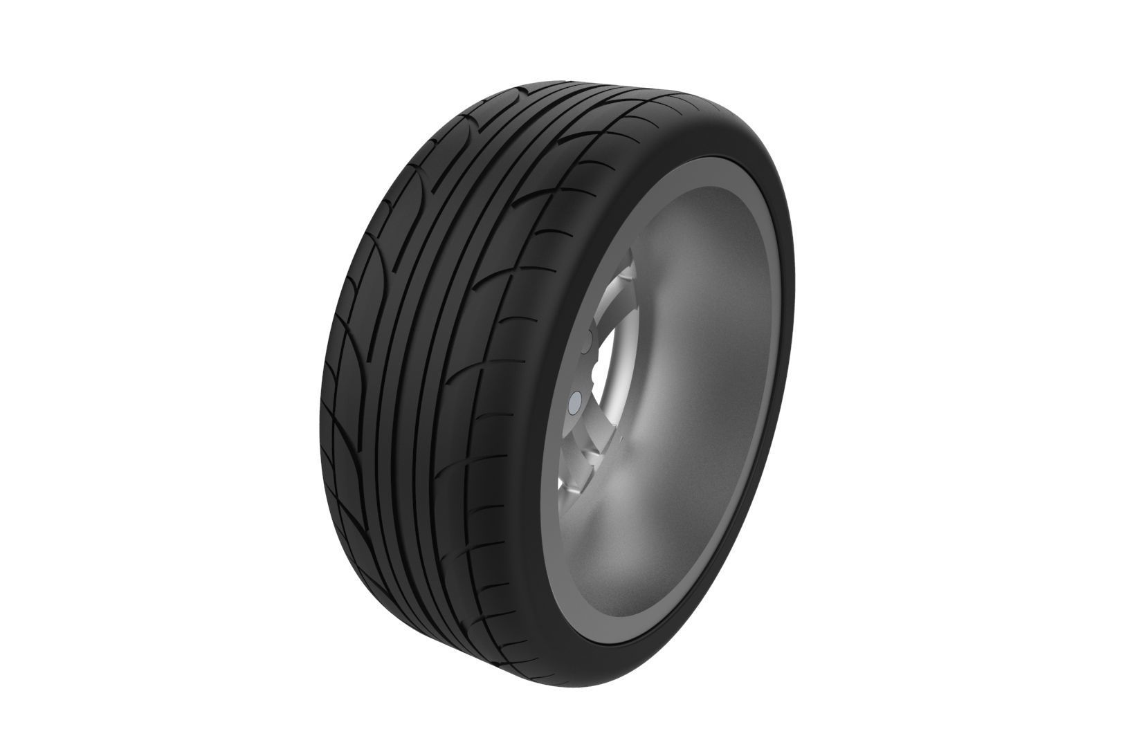 Audi Car Wheel Rim 3D print model_13