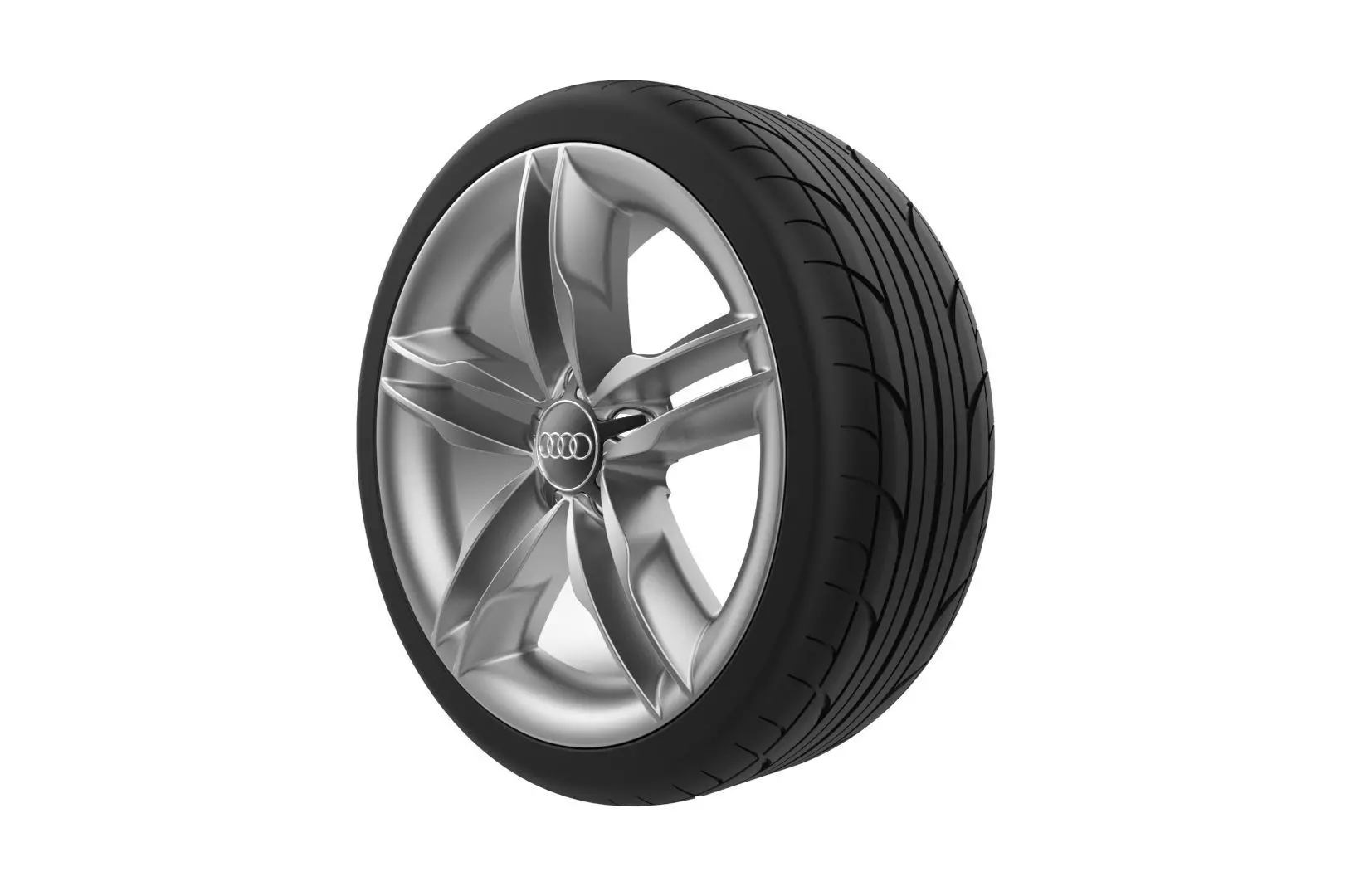 Audi Car Wheel Rim 3D print model_0