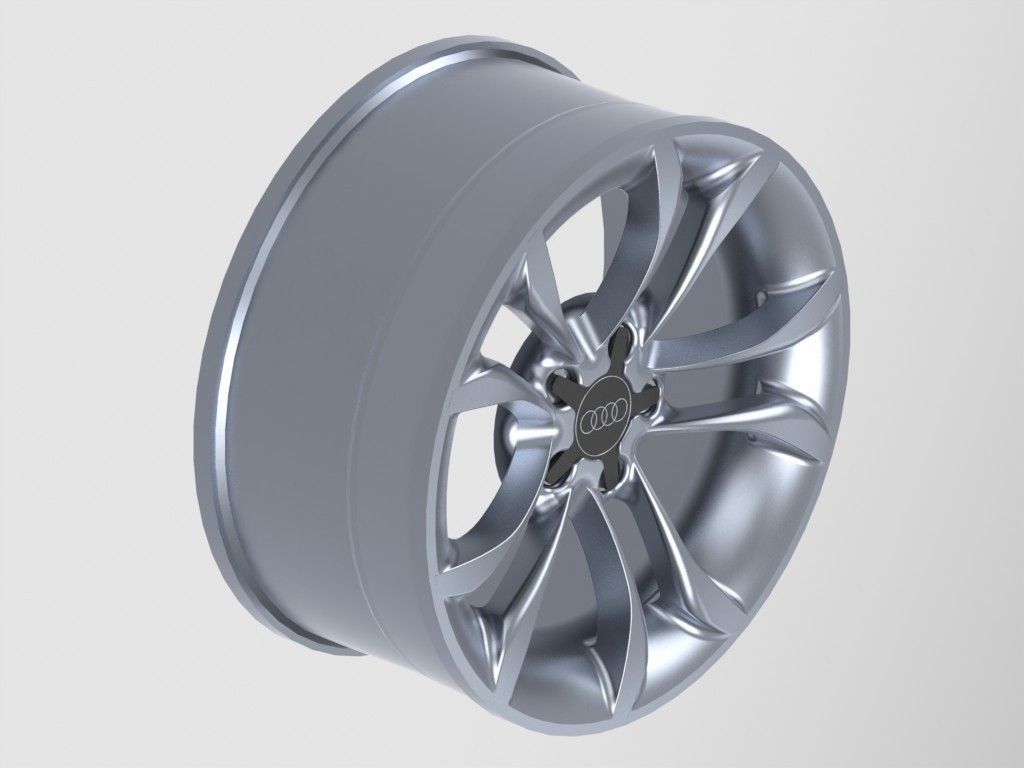 Audi S3 Car Wheel Rim 3D print model_33