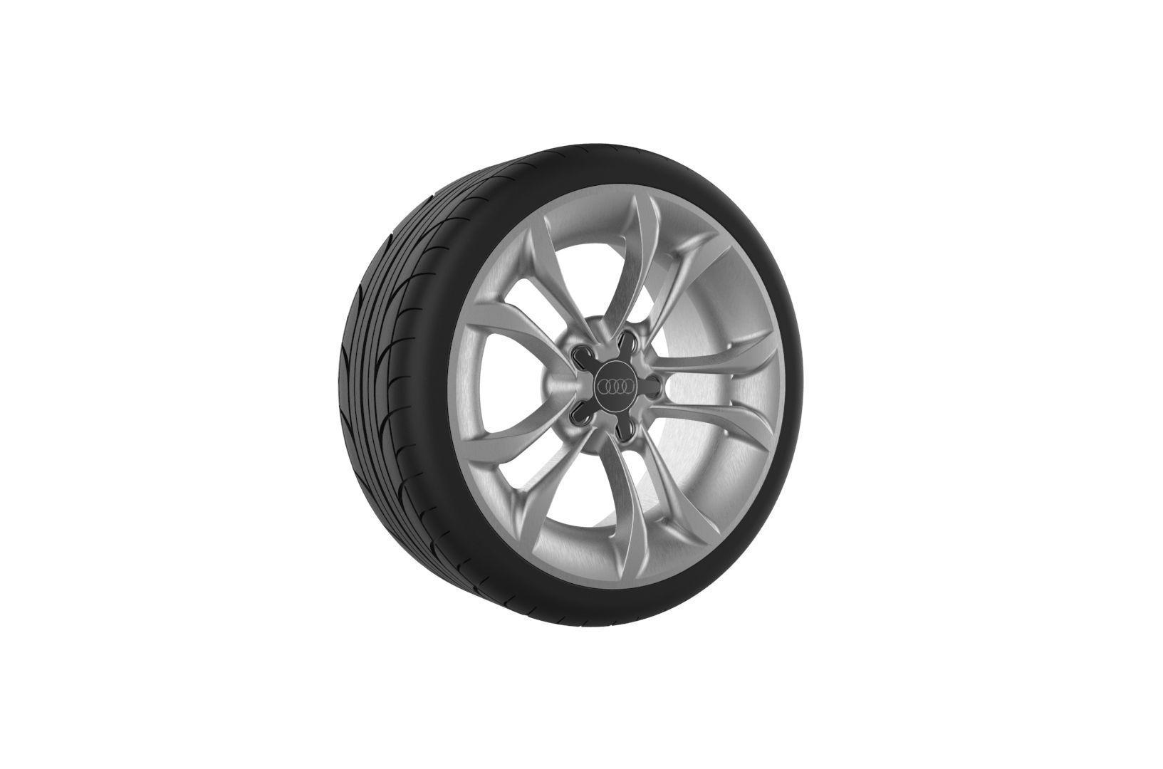 Audi S3 Car Wheel Rim 3D print model_11