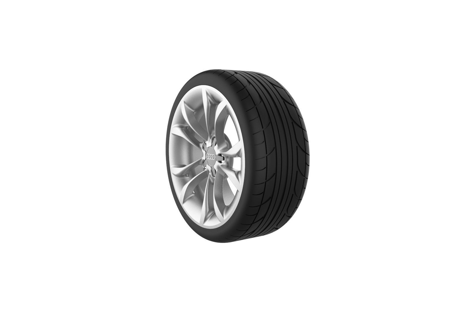 Audi S3 Car Wheel Rim 3D print model_3