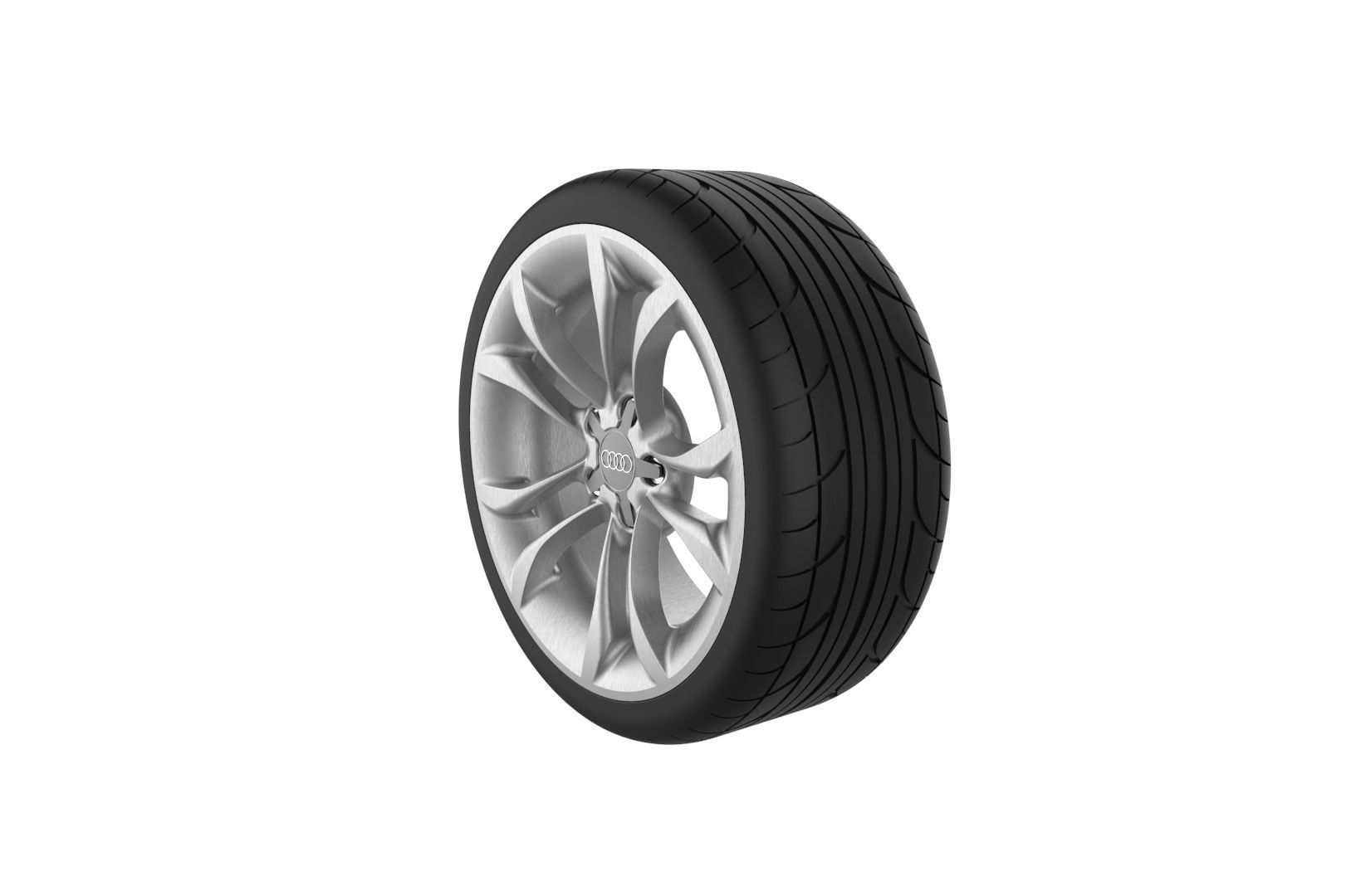 Audi S3 Car Wheel Rim 3D print model_24