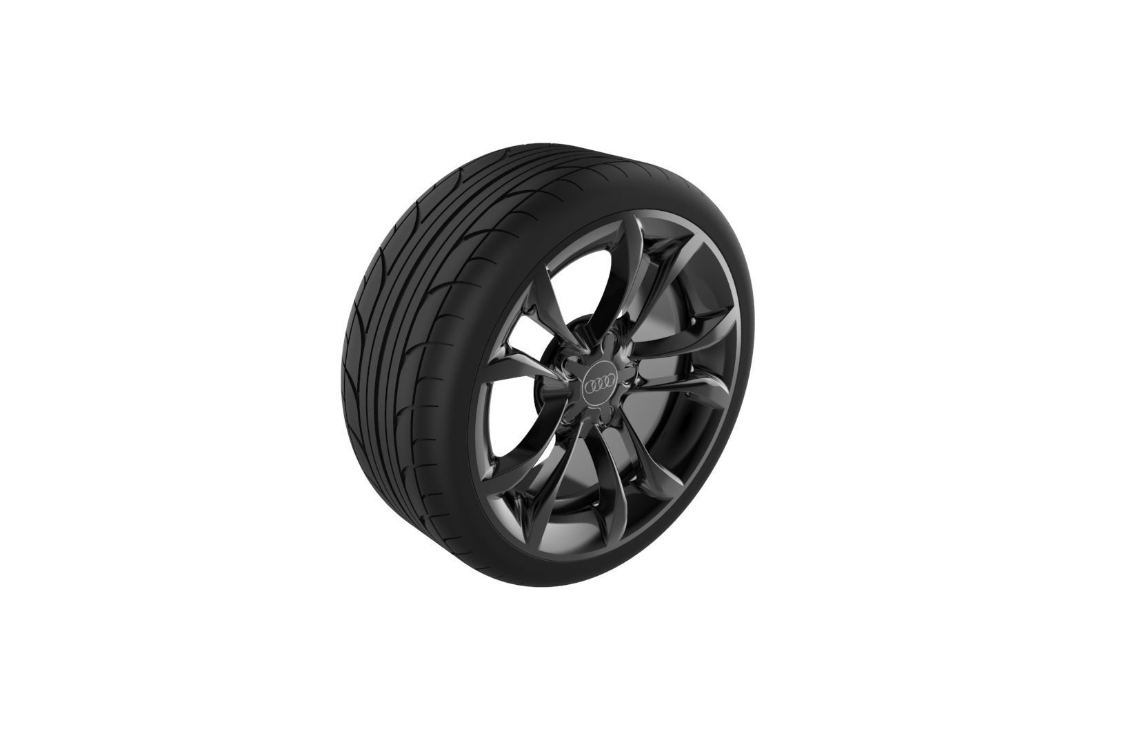 Audi S3 Car Wheel Rim 3D print model_8