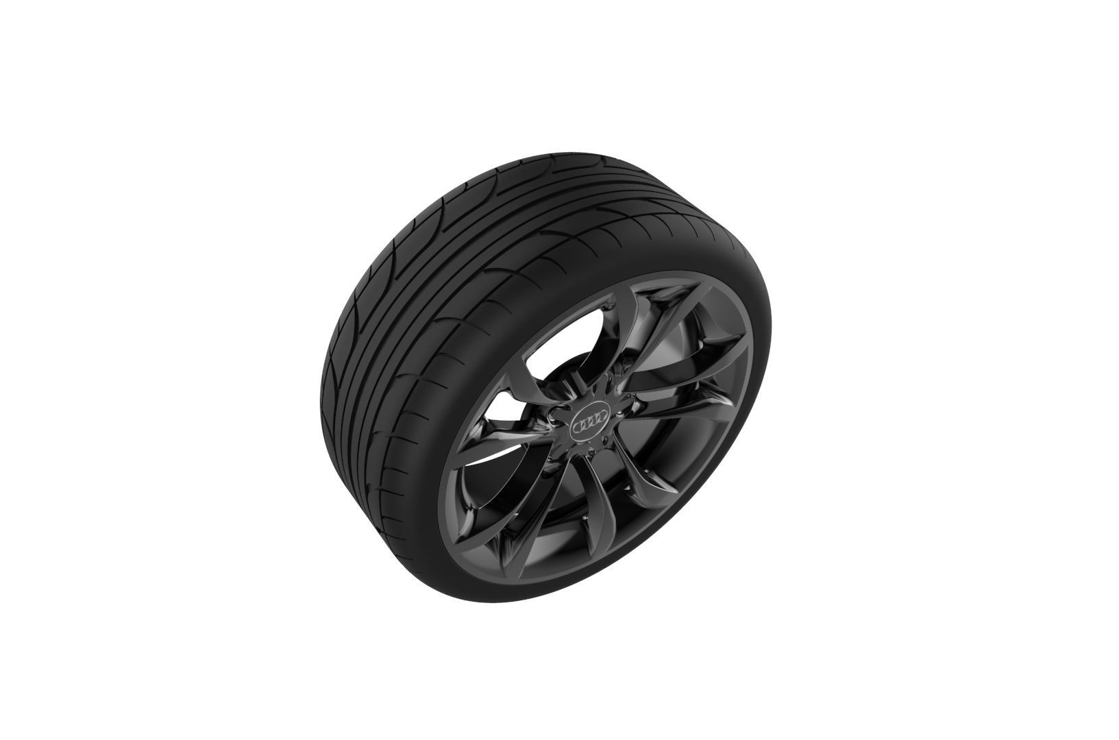 Audi S3 Car Wheel Rim 3D print model_6