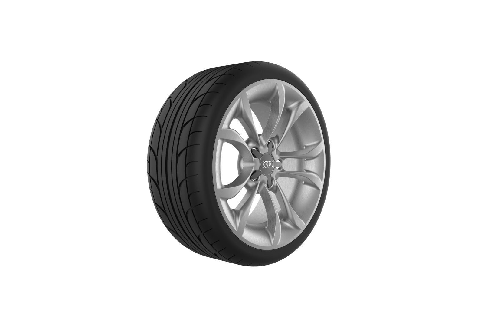 Audi S3 Car Wheel Rim 3D print model_18