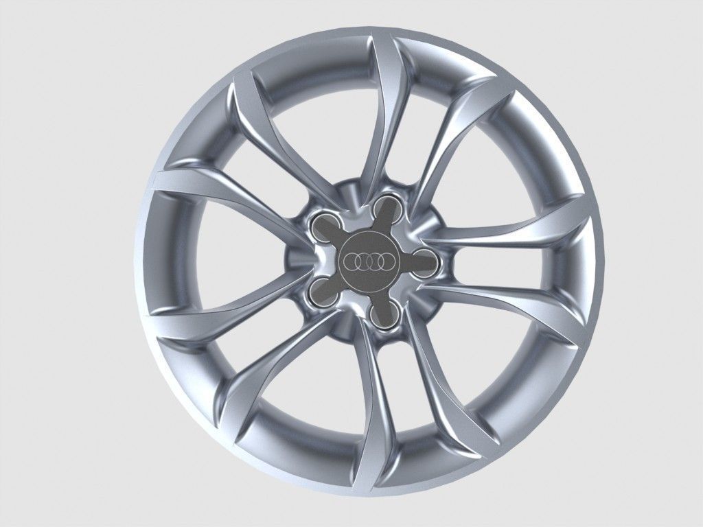 Audi S3 Car Wheel Rim 3D print model_34