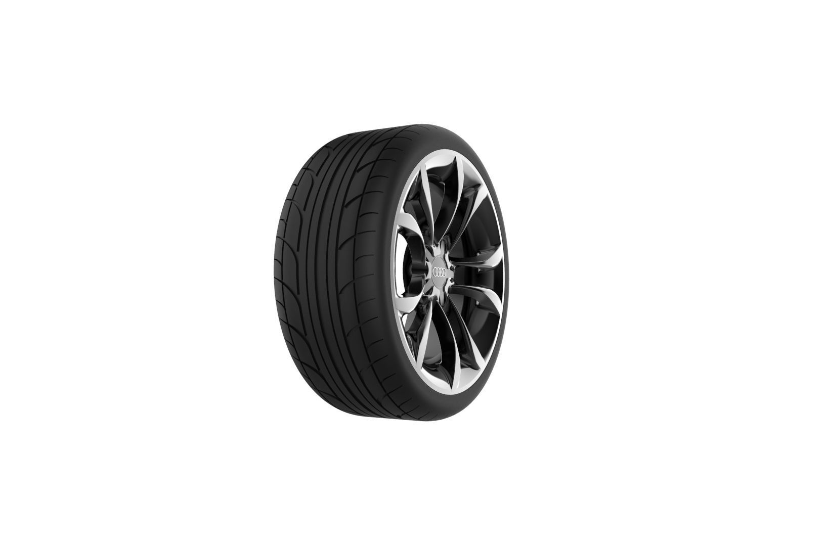 Audi S3 Car Wheel Rim 3D print model_28