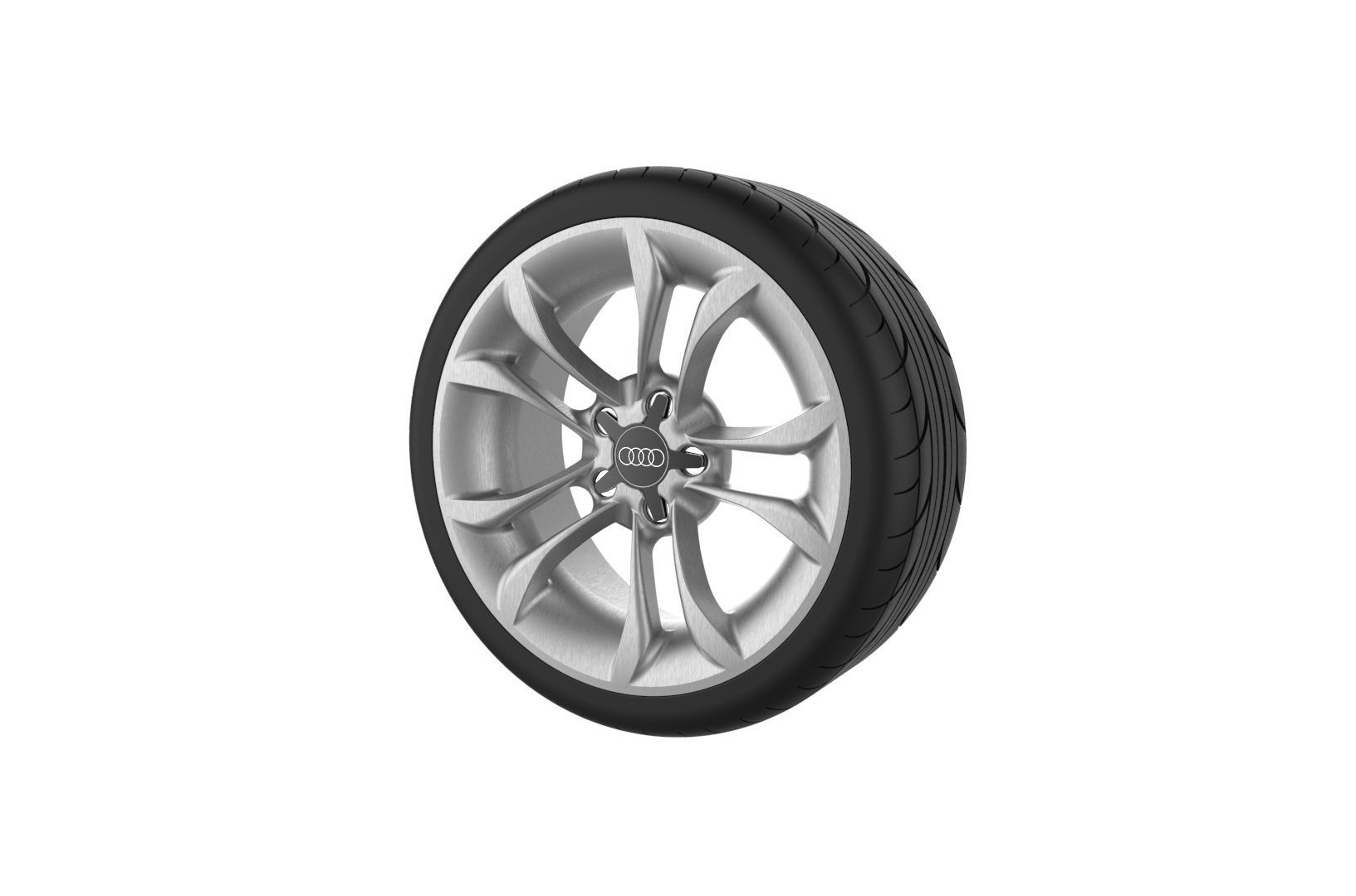 Audi S3 Car Wheel Rim 3D print model_9
