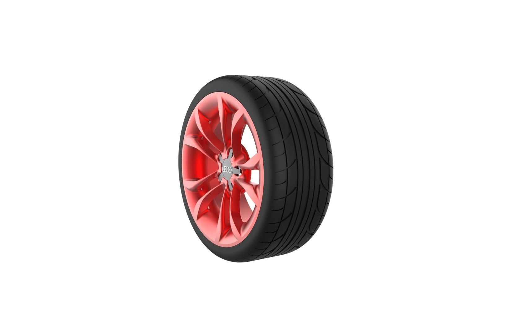 Audi S3 Car Wheel Rim 3D print model_20