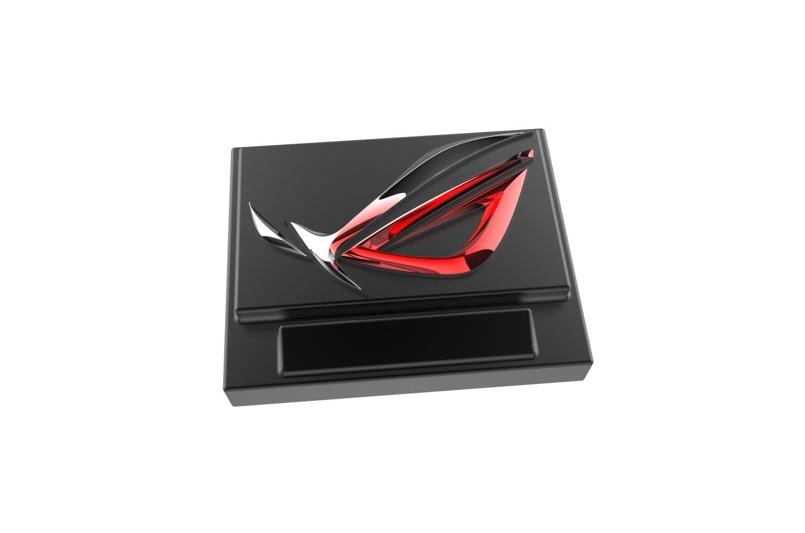 Asus ROG logo base 3D print model_19