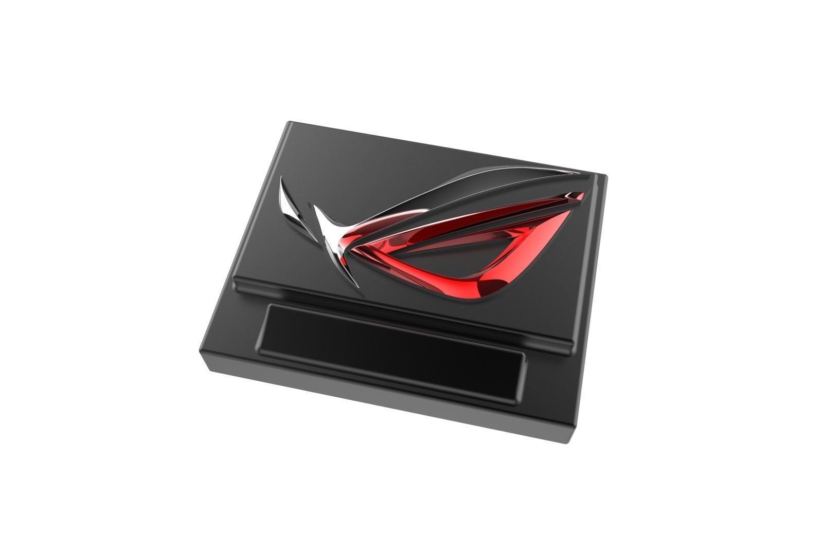 Asus ROG logo base 3D print model_17