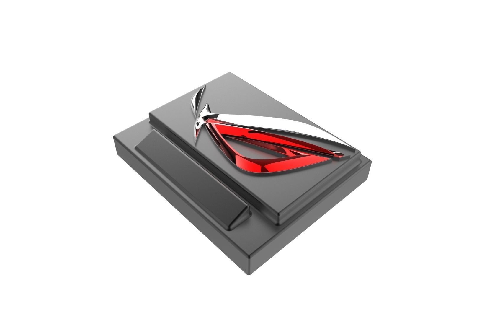 Asus ROG logo base 3D print model_15