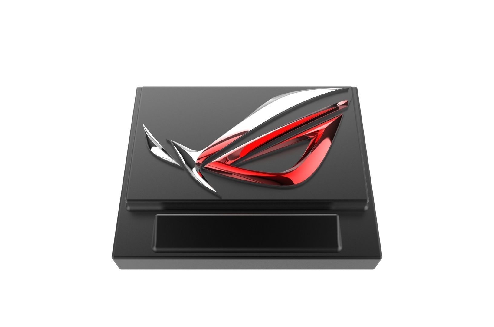 Asus ROG logo base 3D print model_28