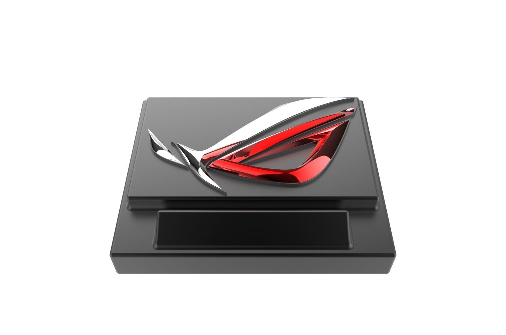 Asus ROG logo base 3D print model_26