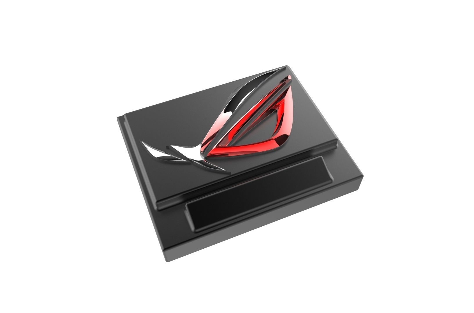Asus ROG logo base 3D print model_20