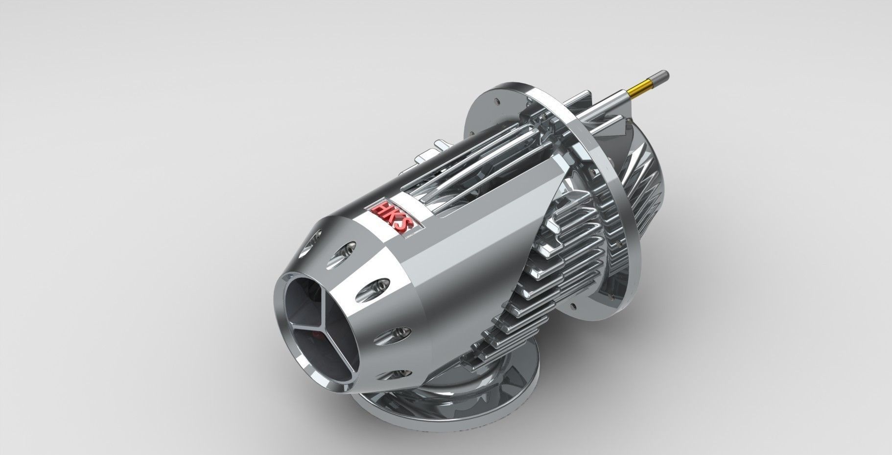 HKS Blow-off valve BOV 3D print model_51