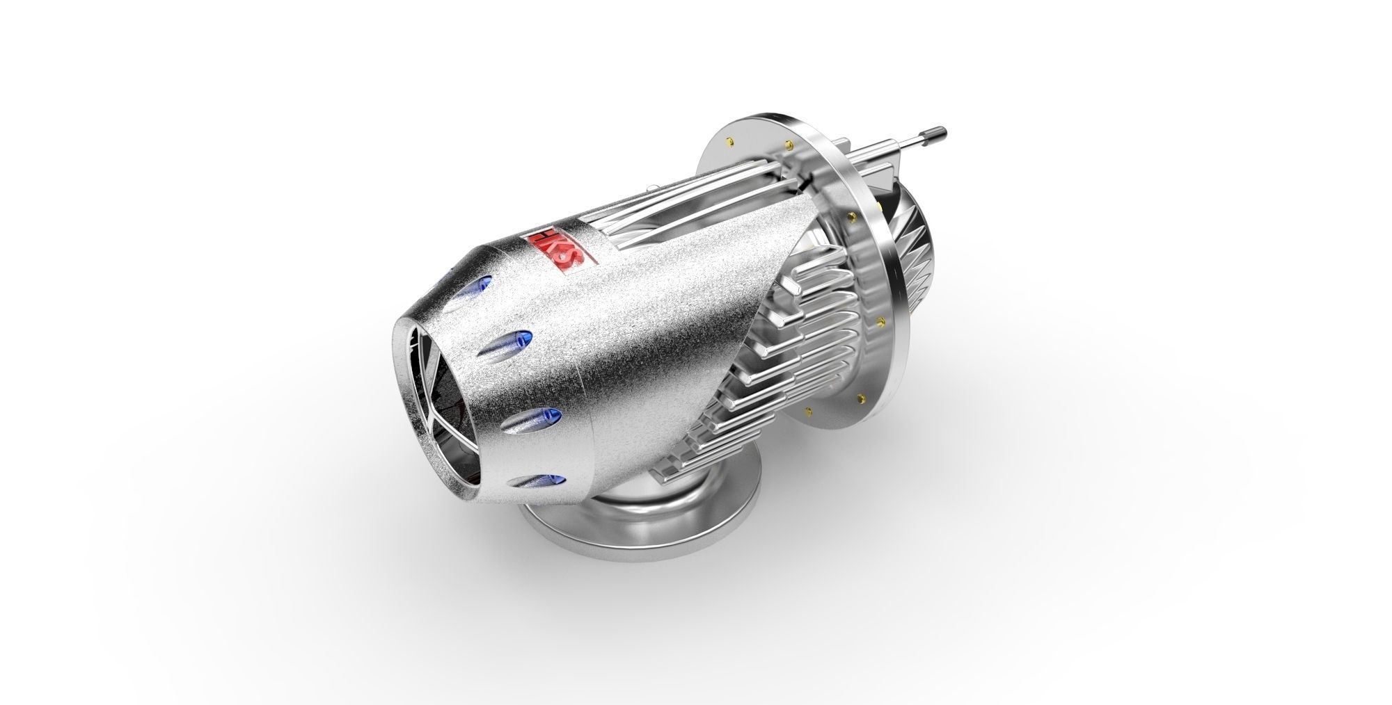 HKS Blow-off valve BOV 3D print model_1