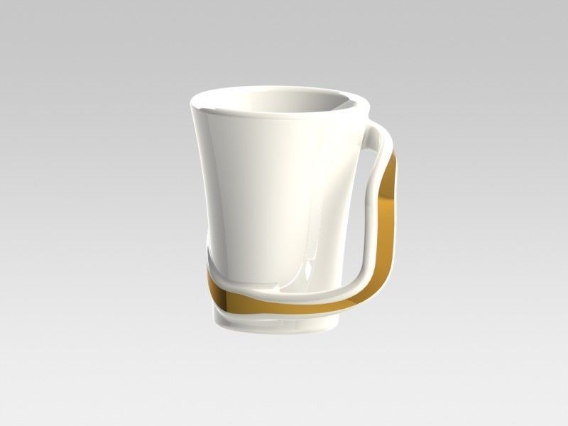 Shot cup v1 3D print model_1