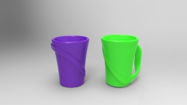 Shot cup v1 3D print model_2