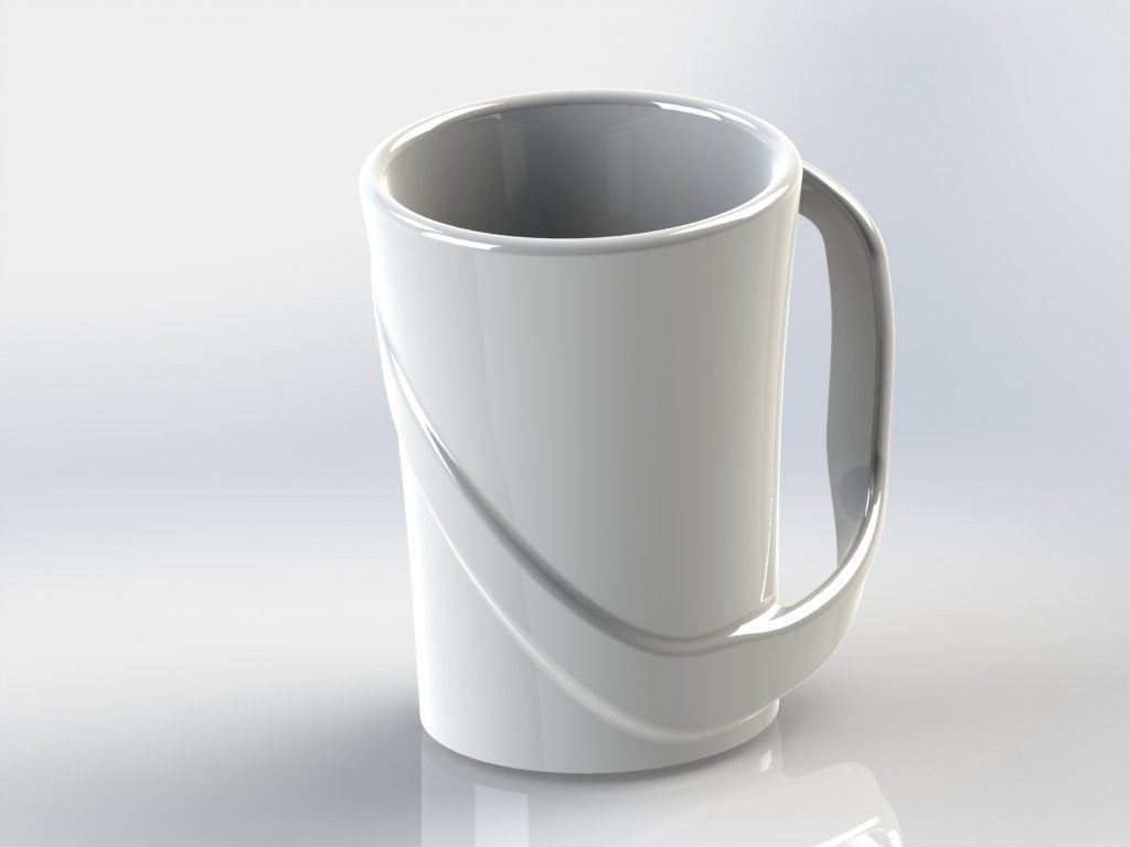Shot cup v1 3D print model_5