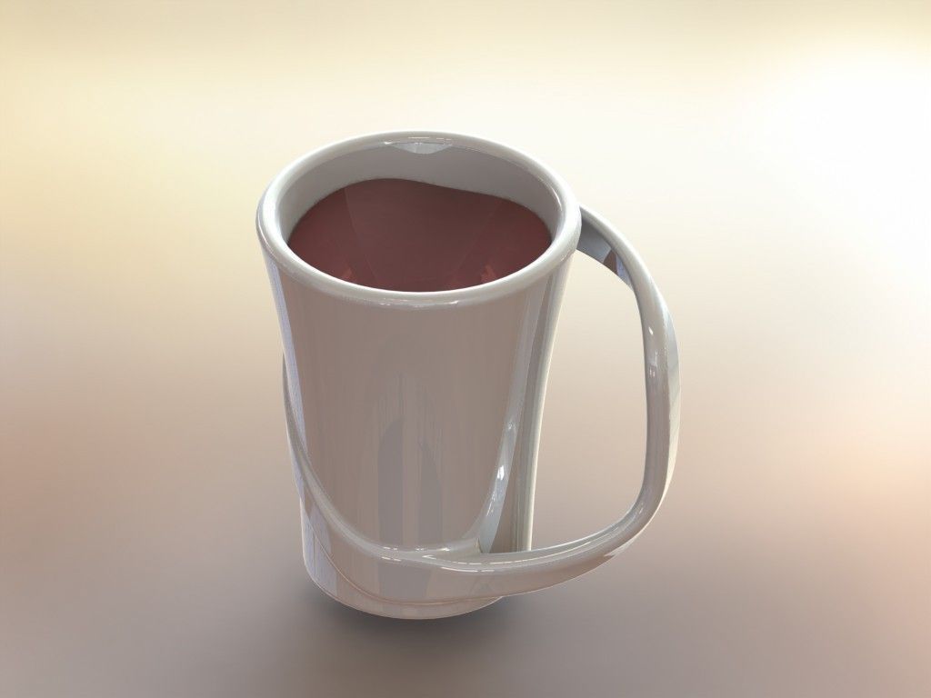 Shot cup v1 3D print model_3