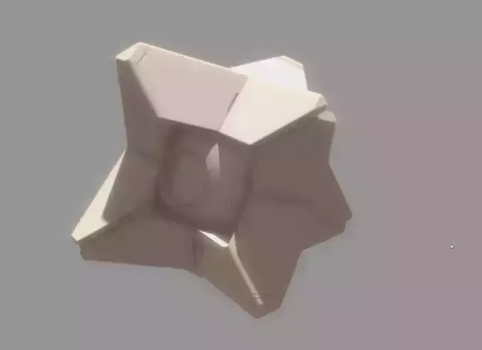 Ghost from Destiny 3D Printing moving Model - Rev1