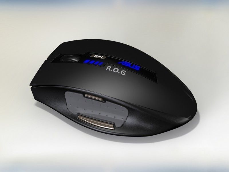 Asus ROG gaming mouse 3D print model_21