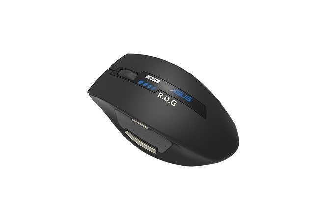Asus ROG gaming mouse 3D print model