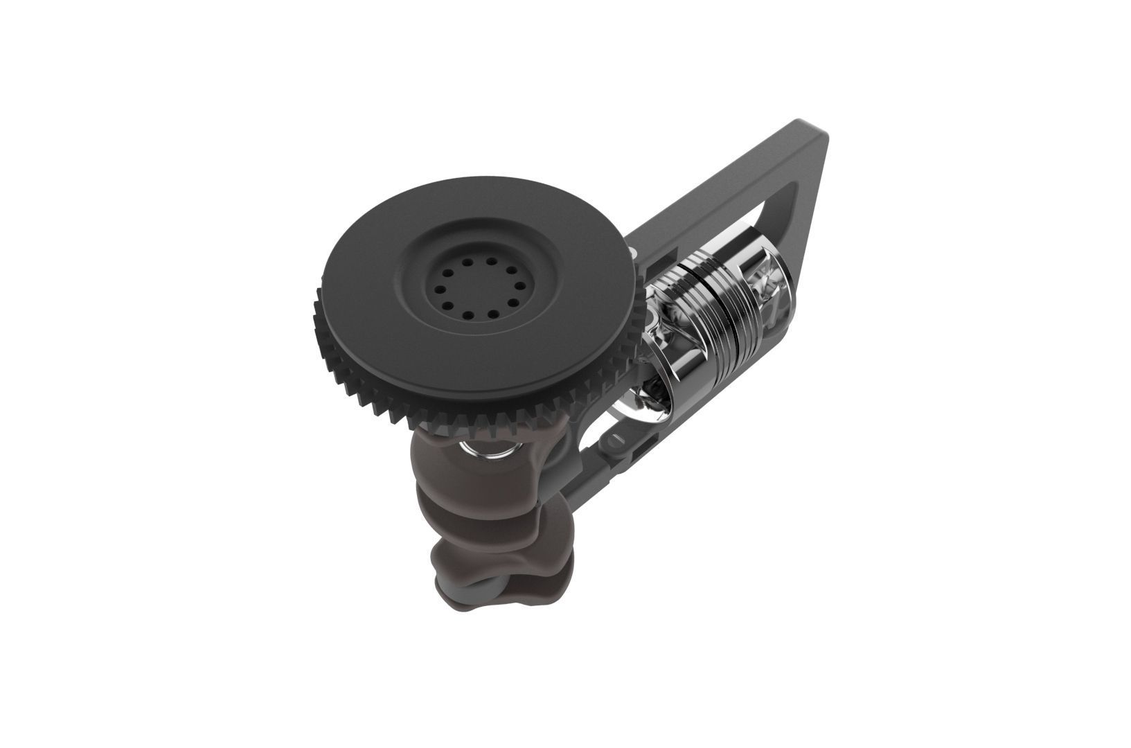 Reciprocating Opposite Piston Engine 3D print model_15