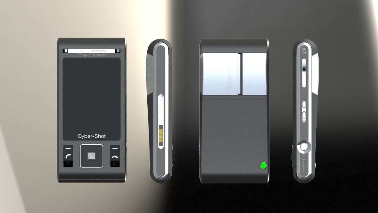 Sony Ericsson C905 Cybershot 3D print model_35