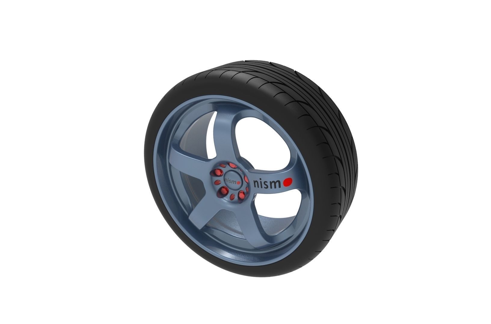 Nismo Car Wheel Rim 3D print model_25