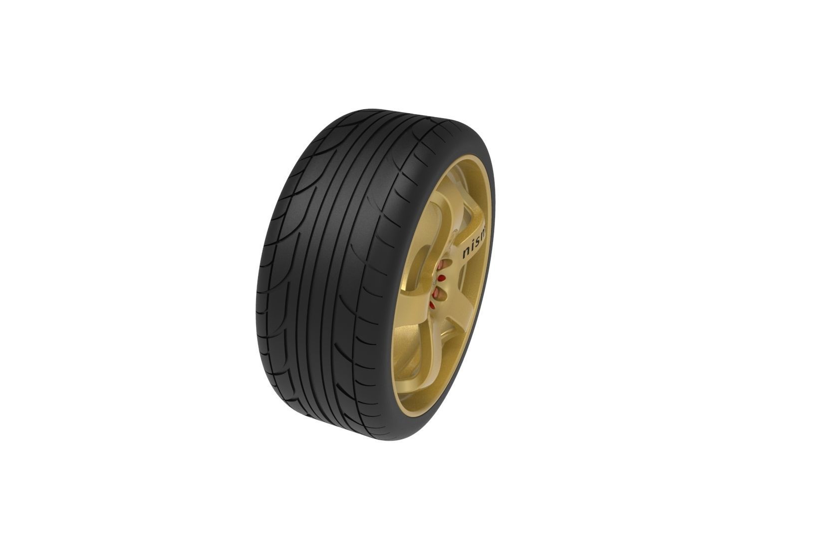 Nismo Car Wheel Rim 3D print model_14