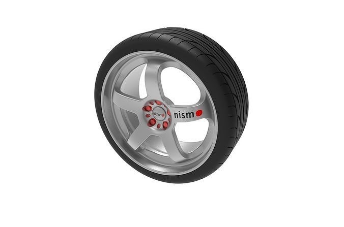 Nismo Car Wheel Rim 3D print model
