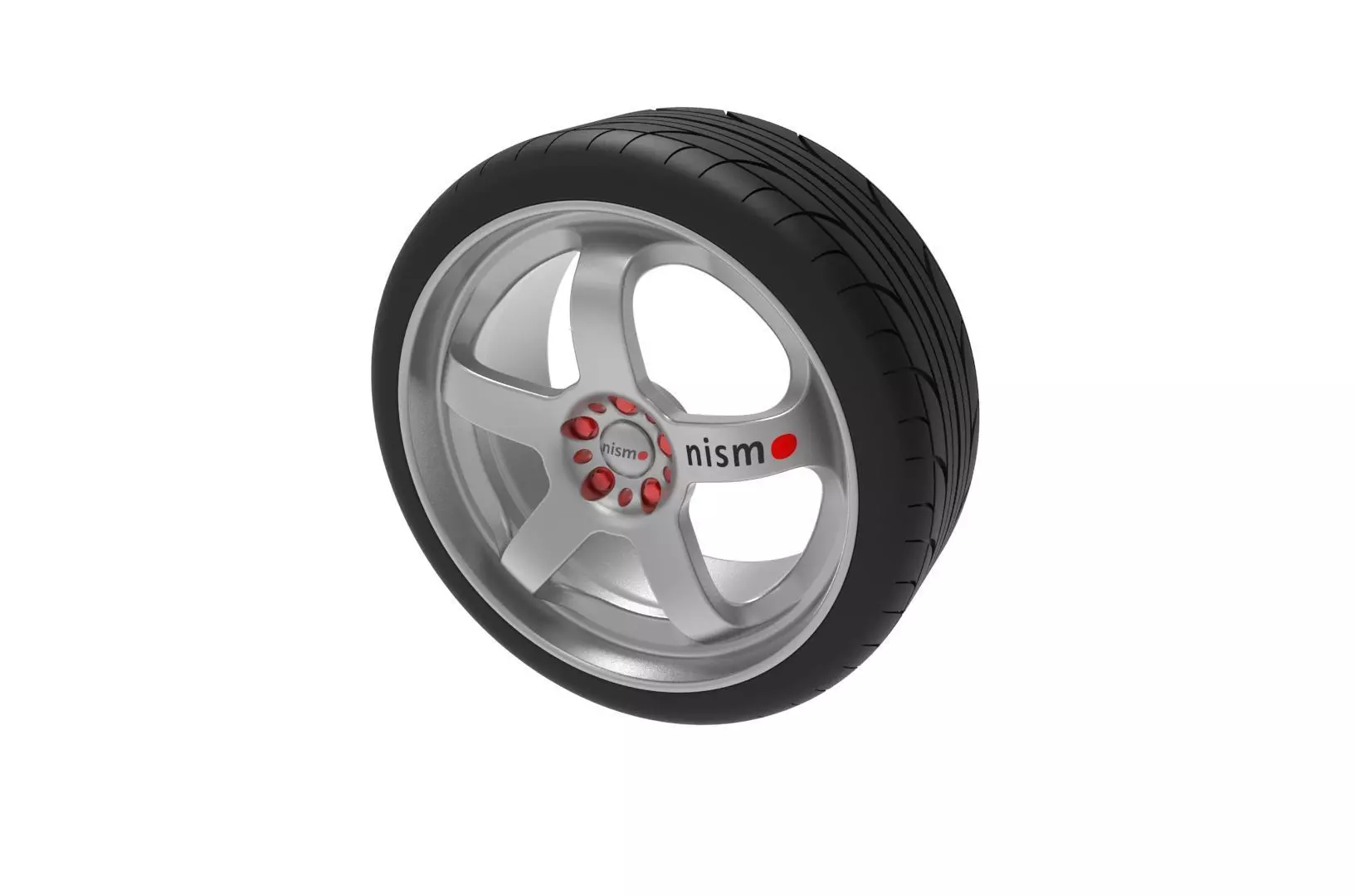 Nismo Car Wheel Rim 3D print model_0