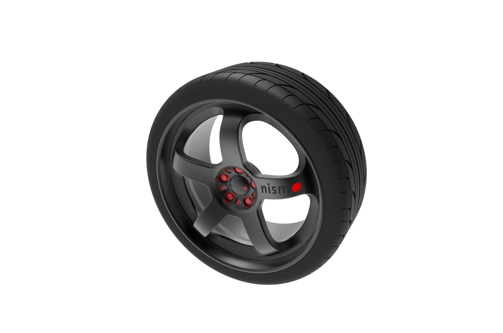 Nismo Car Wheel Rim 3D print model_16