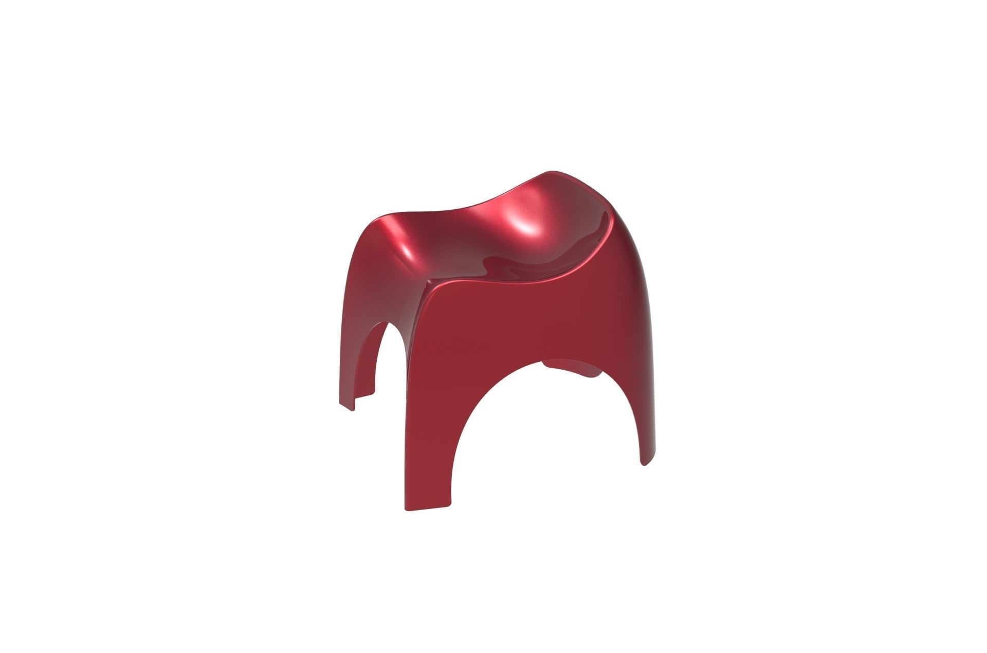 Plastic Efebo Chair 3D print model_2