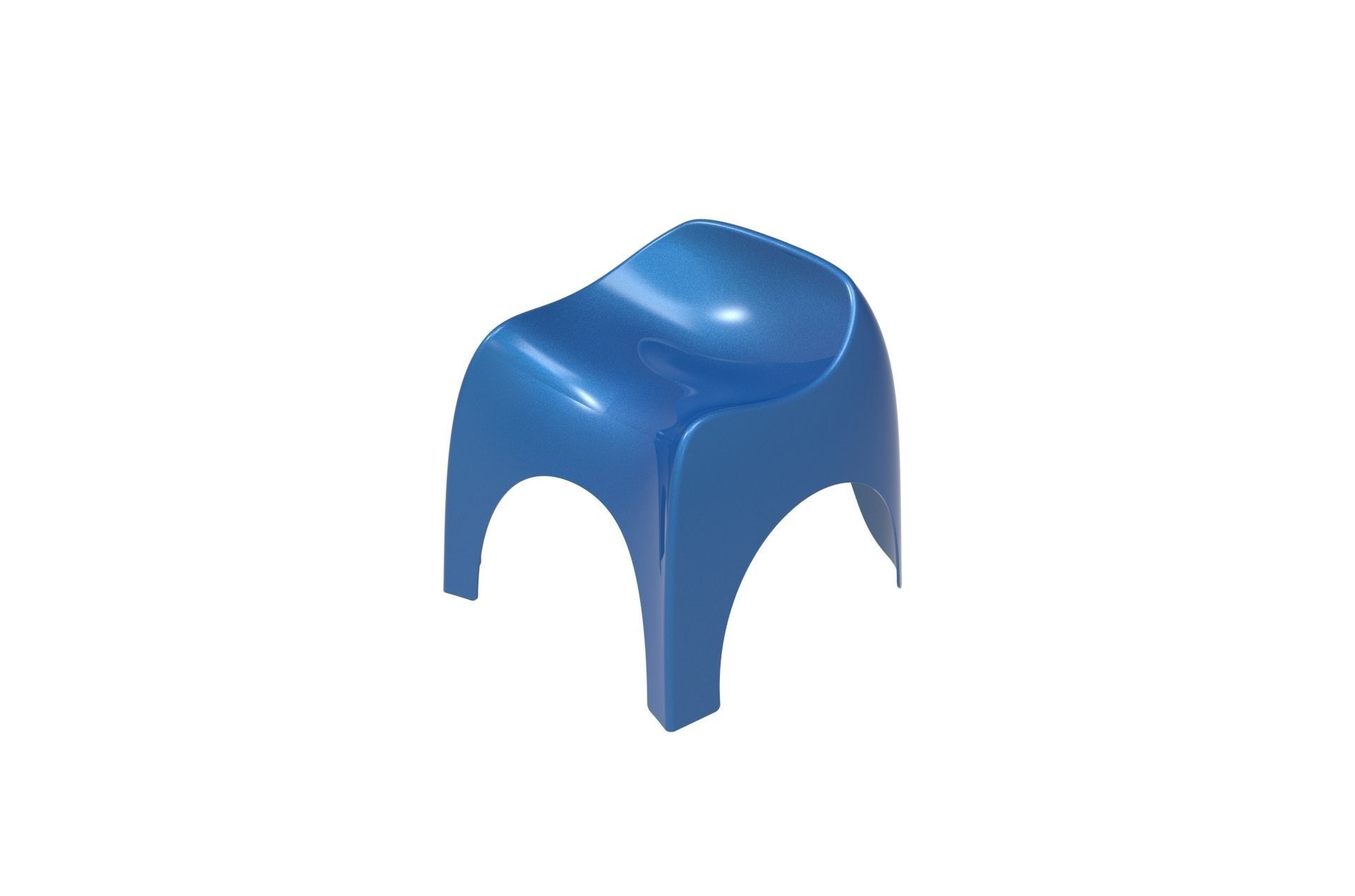 Plastic Efebo Chair 3D print model_18