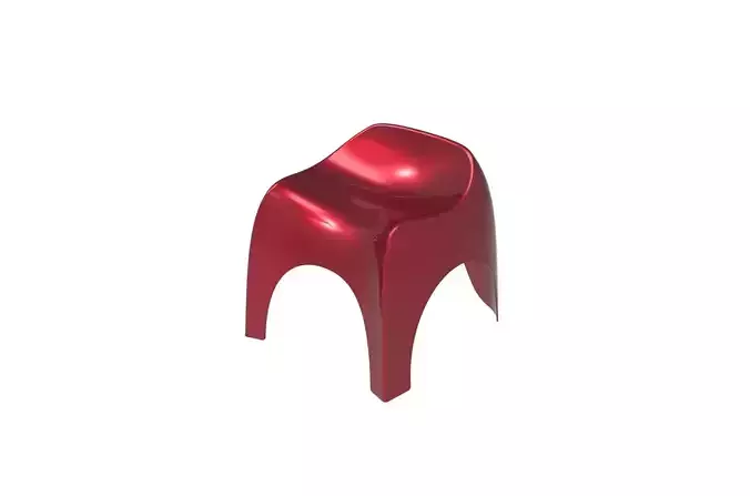 Plastic Efebo Chair 3D print model
