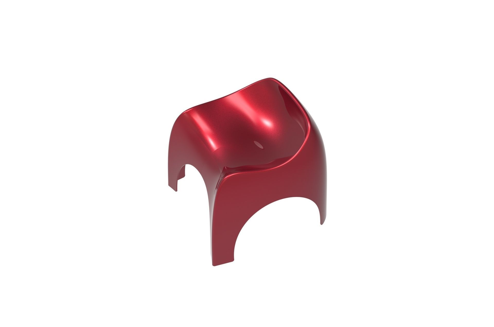 Plastic Efebo Chair 3D print model_1