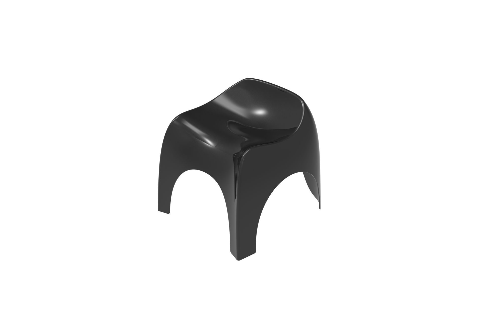 Plastic Efebo Chair 3D print model_21