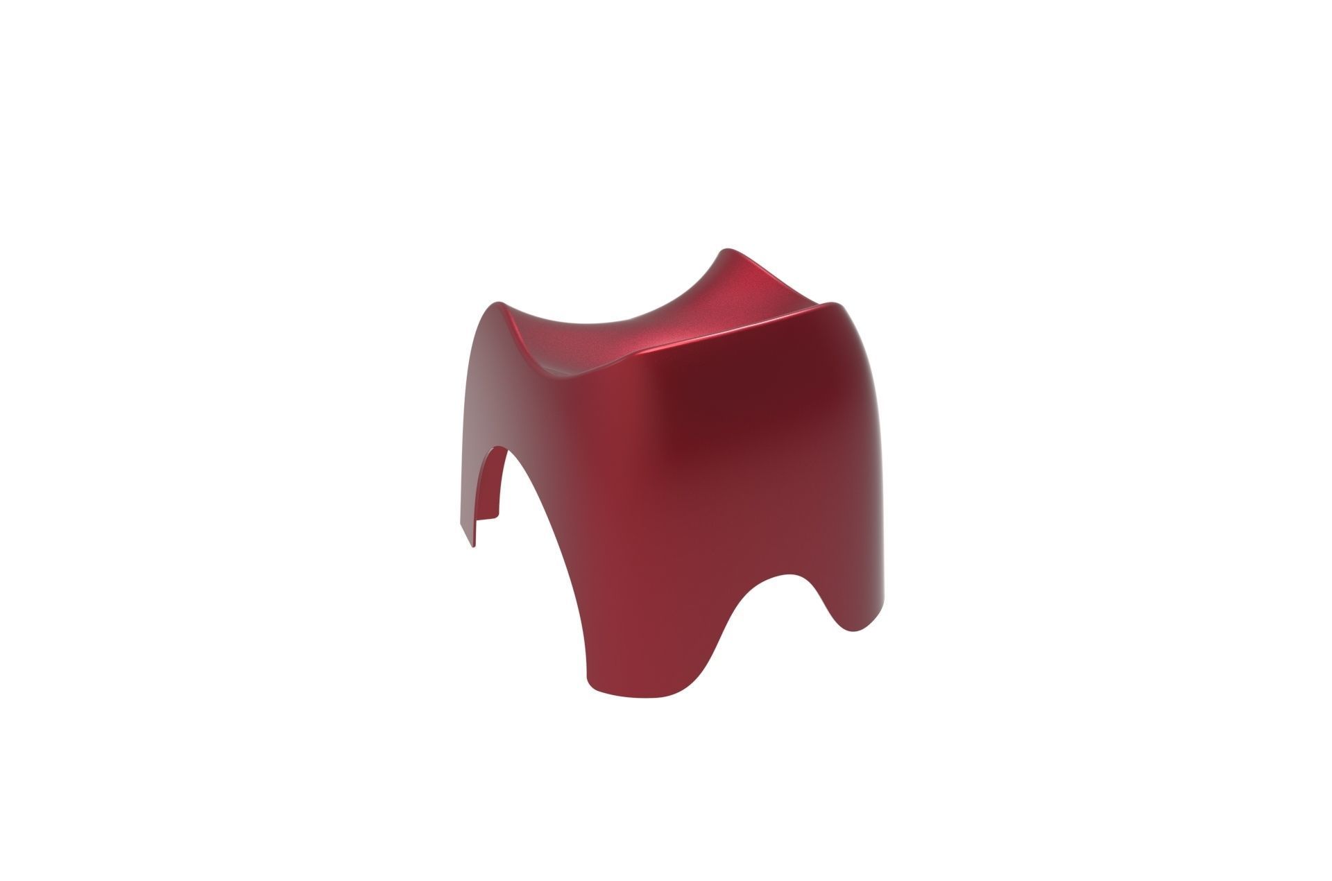 Plastic Efebo Chair 3D print model_11