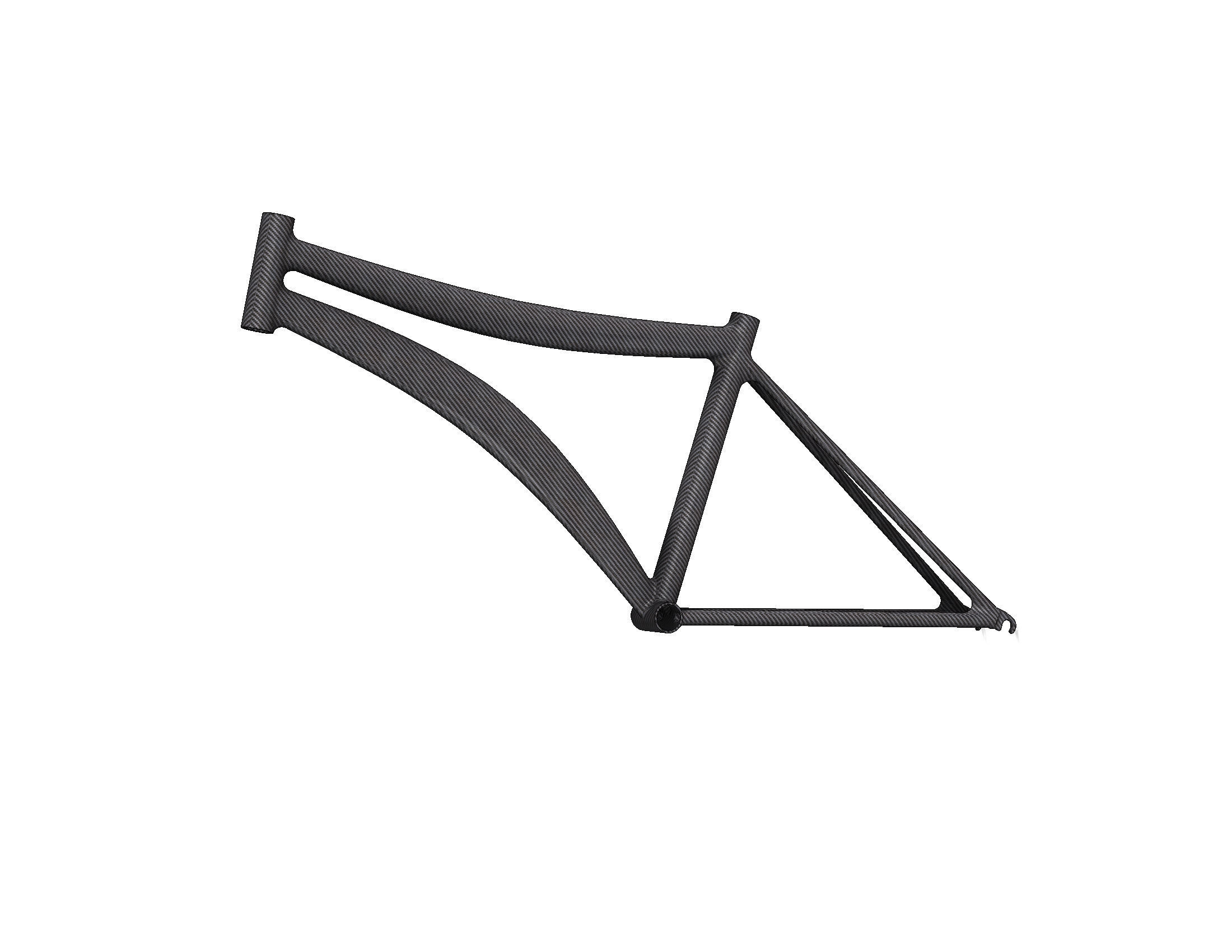 Bicycle Frame 3D print model_5