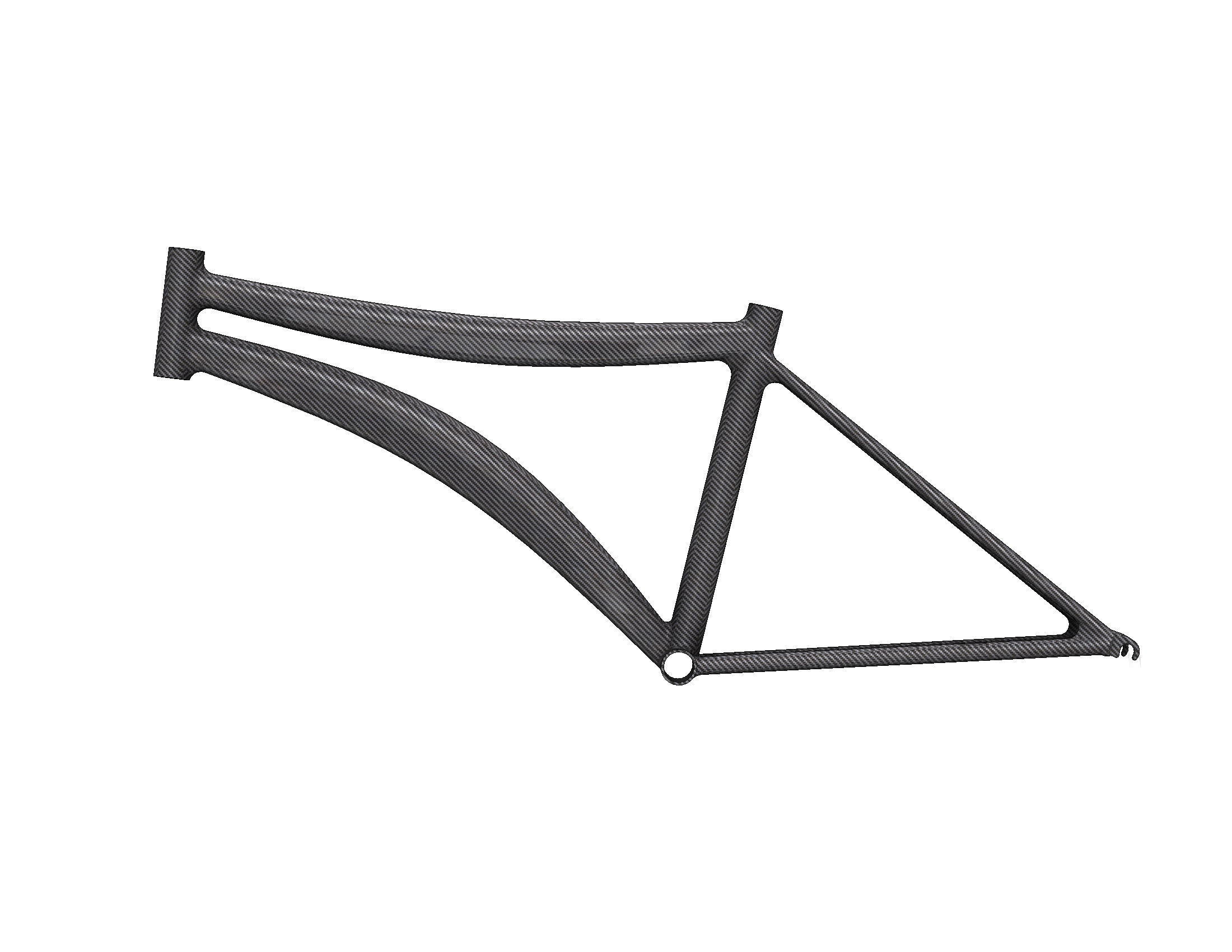 Bicycle Frame 3D print model_6