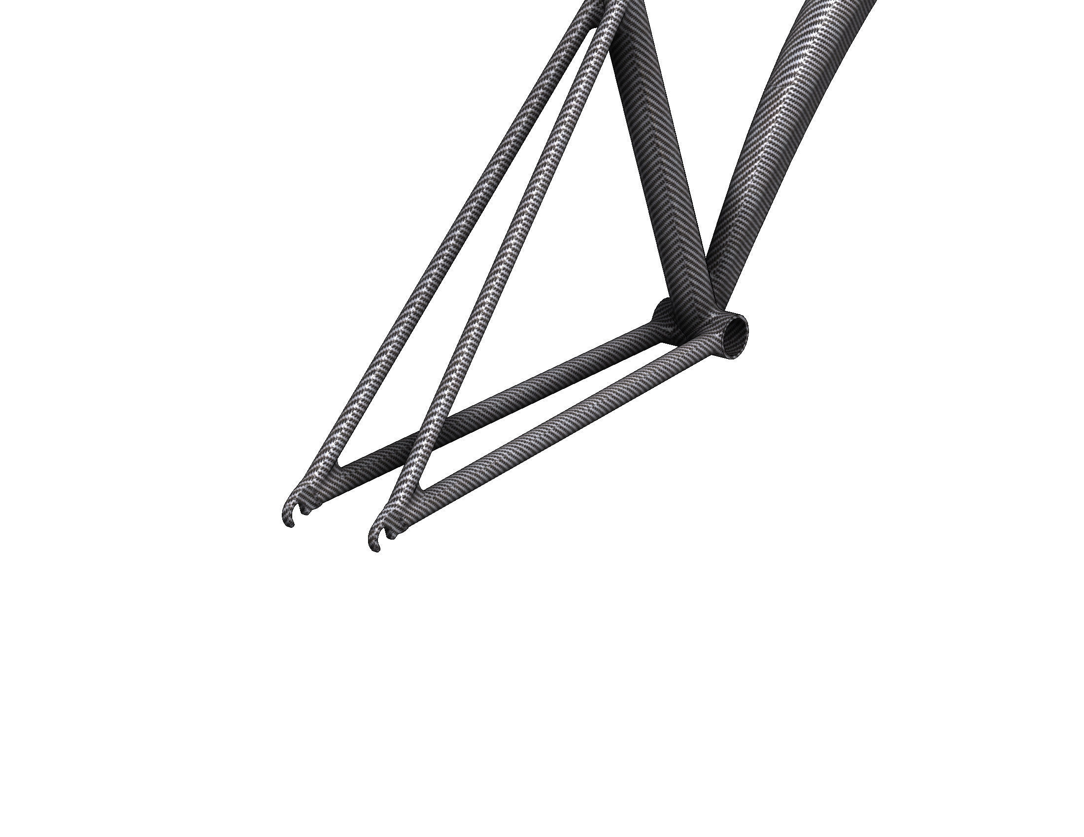 Bicycle Frame 3D print model_10