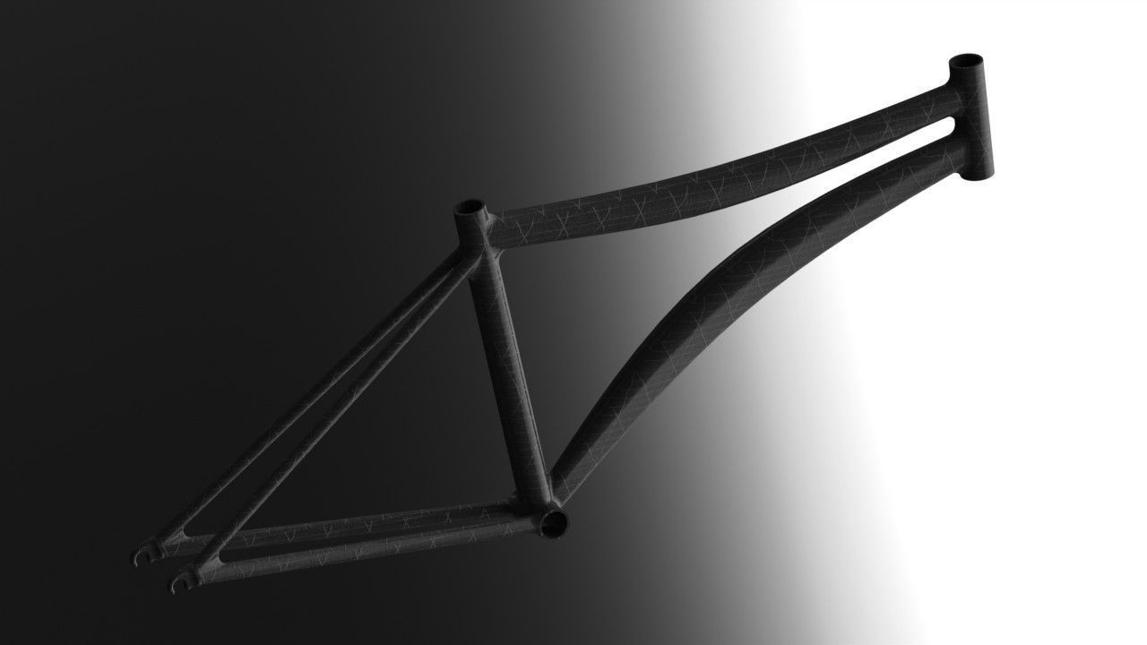 Bicycle Frame 3D print model_1