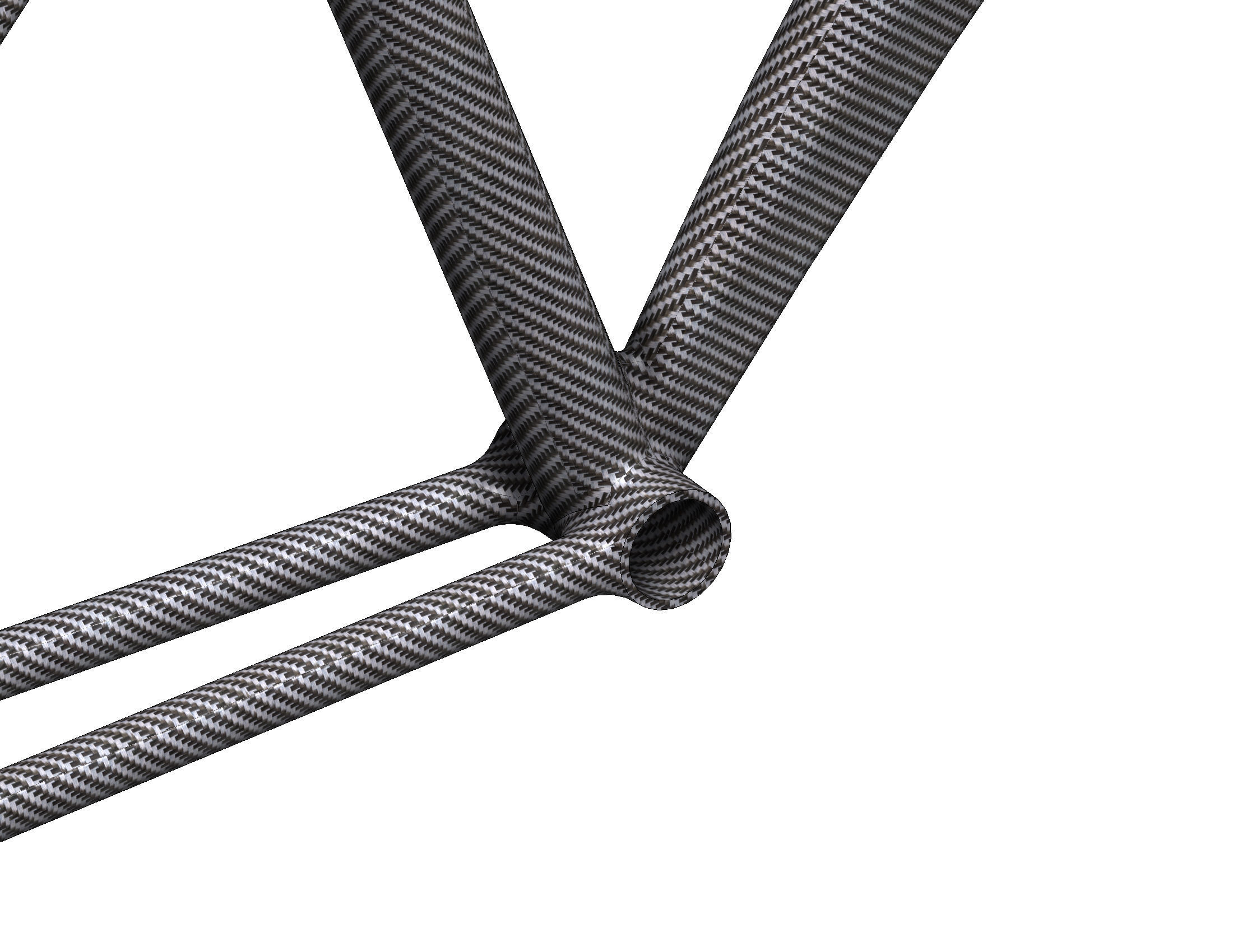 Bicycle Frame 3D print model_11