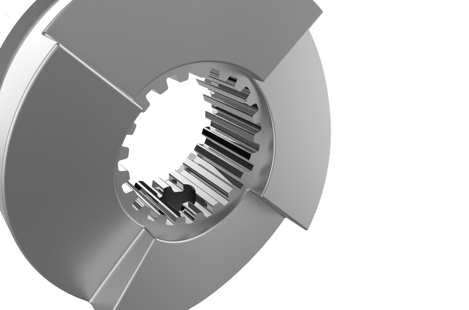 Outboard Engine Clutch 3D print model_13