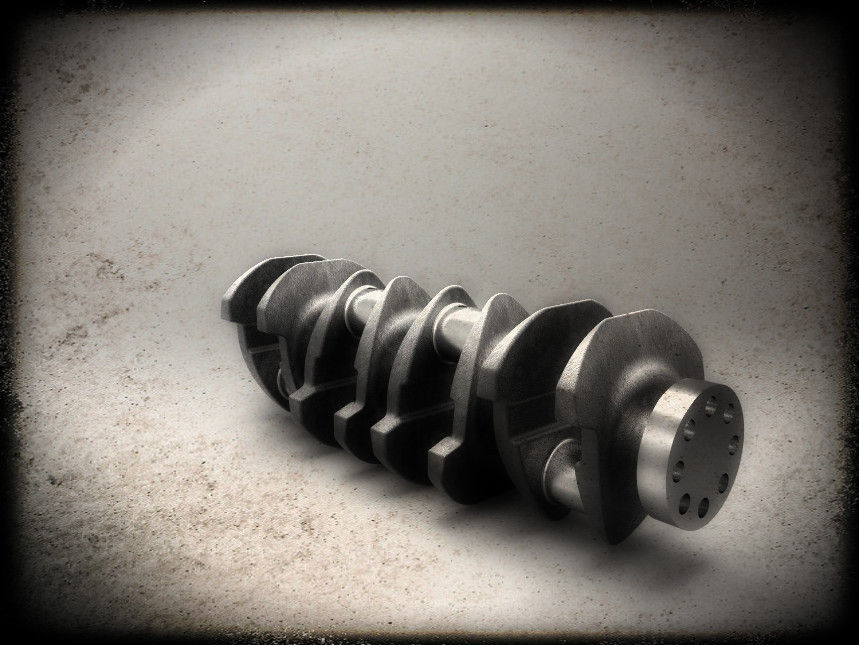 Automotive crankshaft 3D print model_3