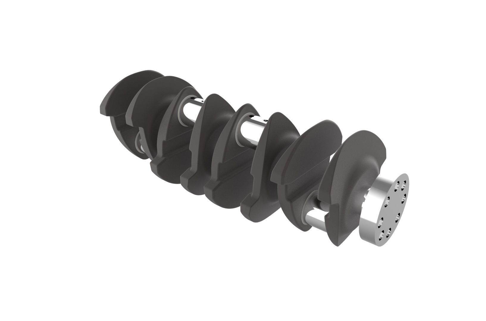 Automotive crankshaft 3D print model_15